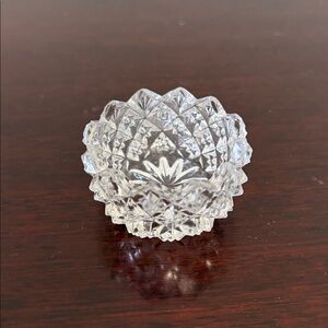 Westmoreland Clear Glass open salt cellar